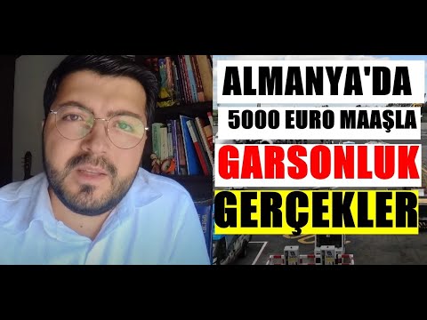Almanya 5000 Euro Maasla Garson Alimi ve Basvuru Bilgileri almanyaiscialimi