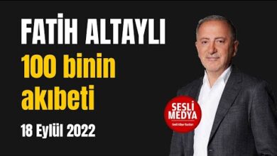 Fatih Altayli 100 binin akibeti Sosyal Konut Projesi TOKI 18 Eylul 2022 SESLI MEDYA Ses sosyal konut projesi