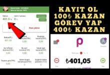 KAYIT OL 100 KAZAN GOREV YAP 400 PARA KAZAN internetten para kazanma 2022 Internetten Para Kazanma