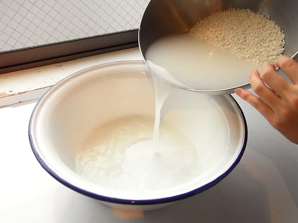 fermente pirinç suyu