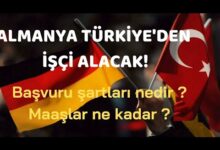 Almanya Turkiye39den Personel Alacak Kimleri Gecici Isci Olarak Alacak