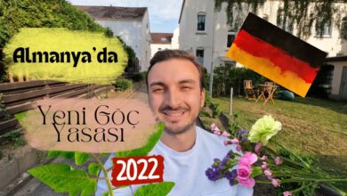 Almanyada Yeni Goc Yasasi 2022 almanyaiscialimi