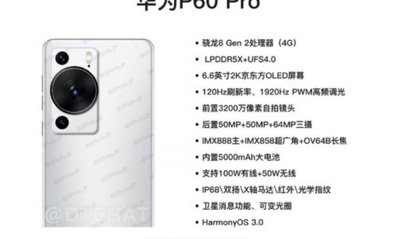 Huawei P60 Pro sizintisi islemciyi gosteriyor