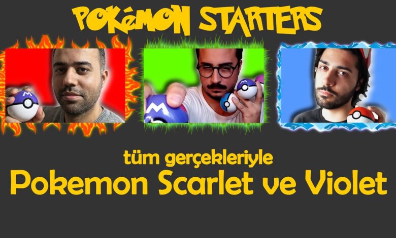 POKEMON STARTERS Tum Gercekleriyle Pokemon Scarlet ve Violet @pokemonmasterpmn