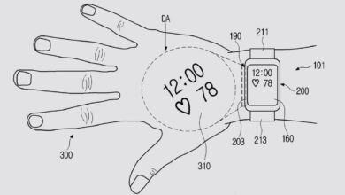 Samsung projektorlu akilli saat patenti aldi